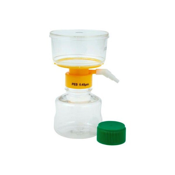 Celltreat CELLTREAT 250ml Filter System, 0.45 um PES Filter, 75mm Diameter, Sterile, 12/Case 229702 - main
